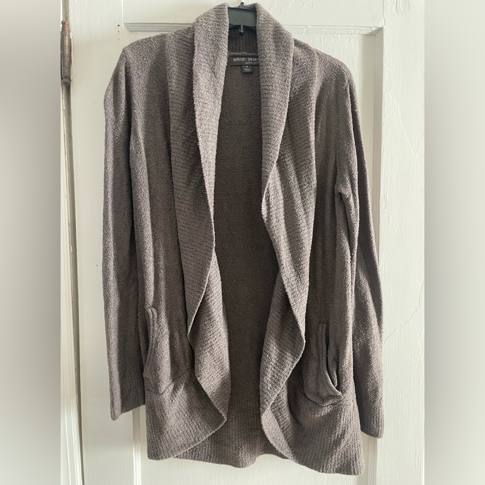 Barefoot Dreams CozyChic Lite Circle Cardigan - Size M - Lite Agave Lavender